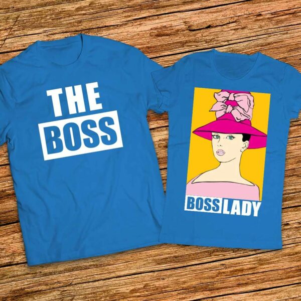 The Boss - Lady Boss - комплект тениски за мъж и жена - Image 6