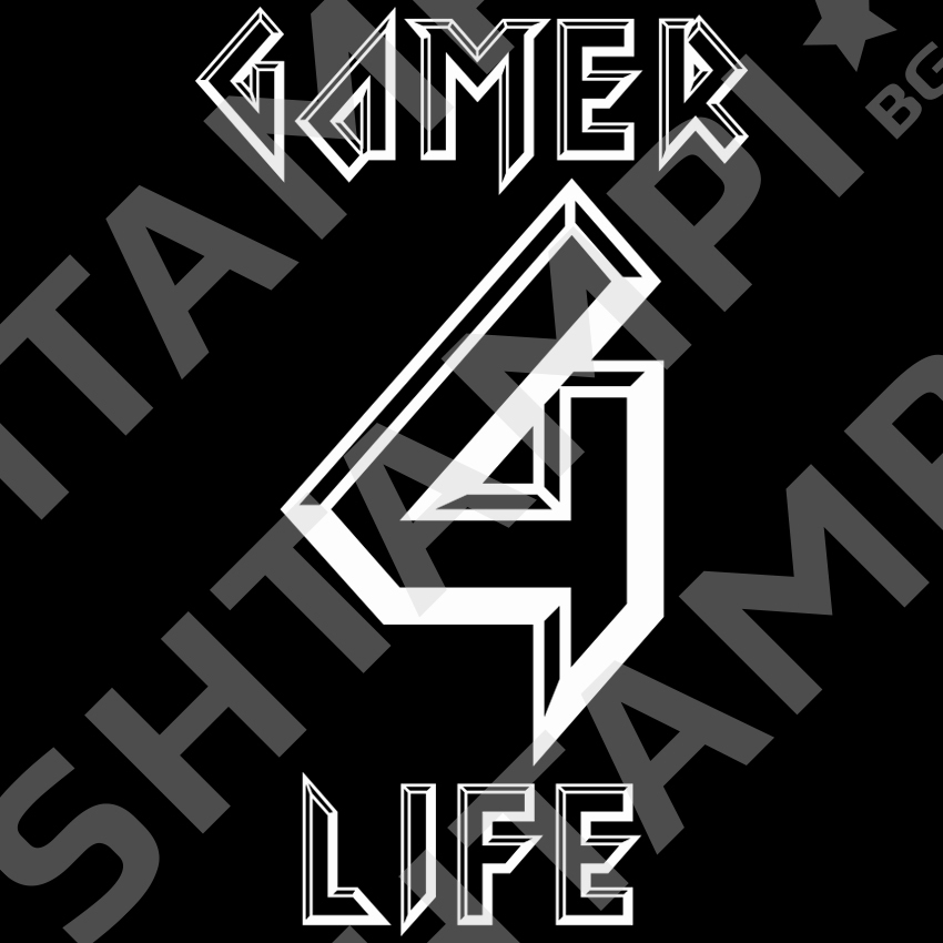 Геймър до живот / Gamer for life - black