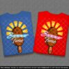 Еднакви тениски за Двойки със Сладоледи на клечка Summer Time - Image 7