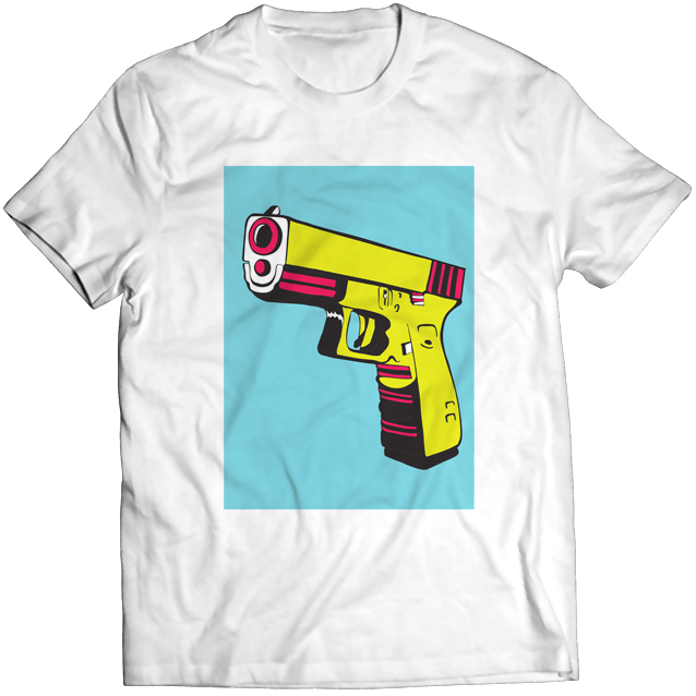Тениска с щампа - I have a gun 3