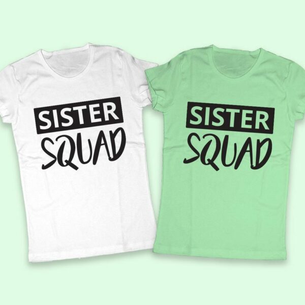 Дамски тениски за Моминско парти Sister Squad - Image 2