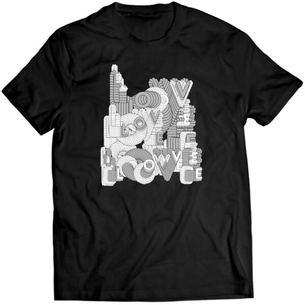 Тениска с щампа - LOVE