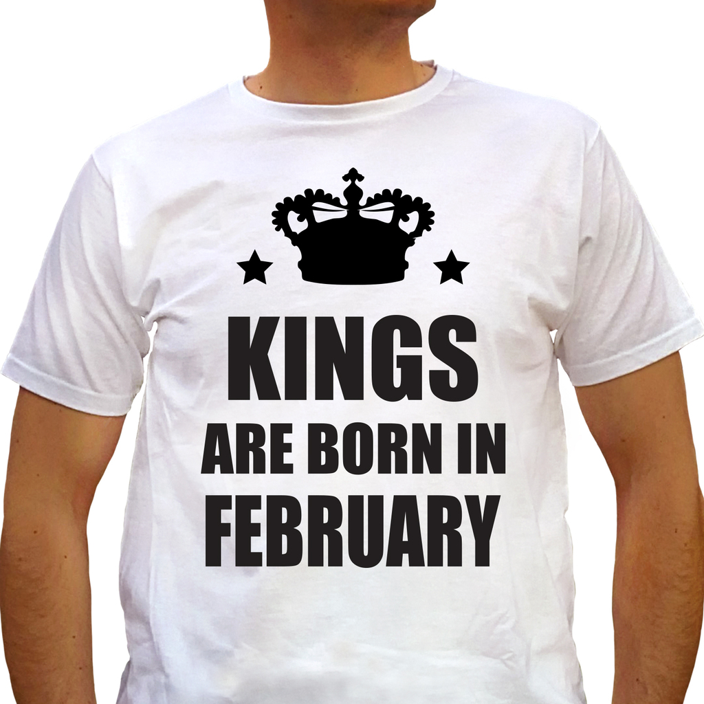 Kings are born in February - white