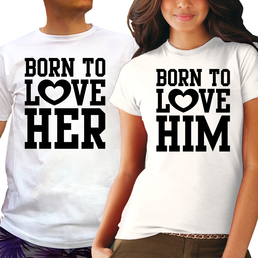 Тениски за двойки - Родени да се обичаме 2