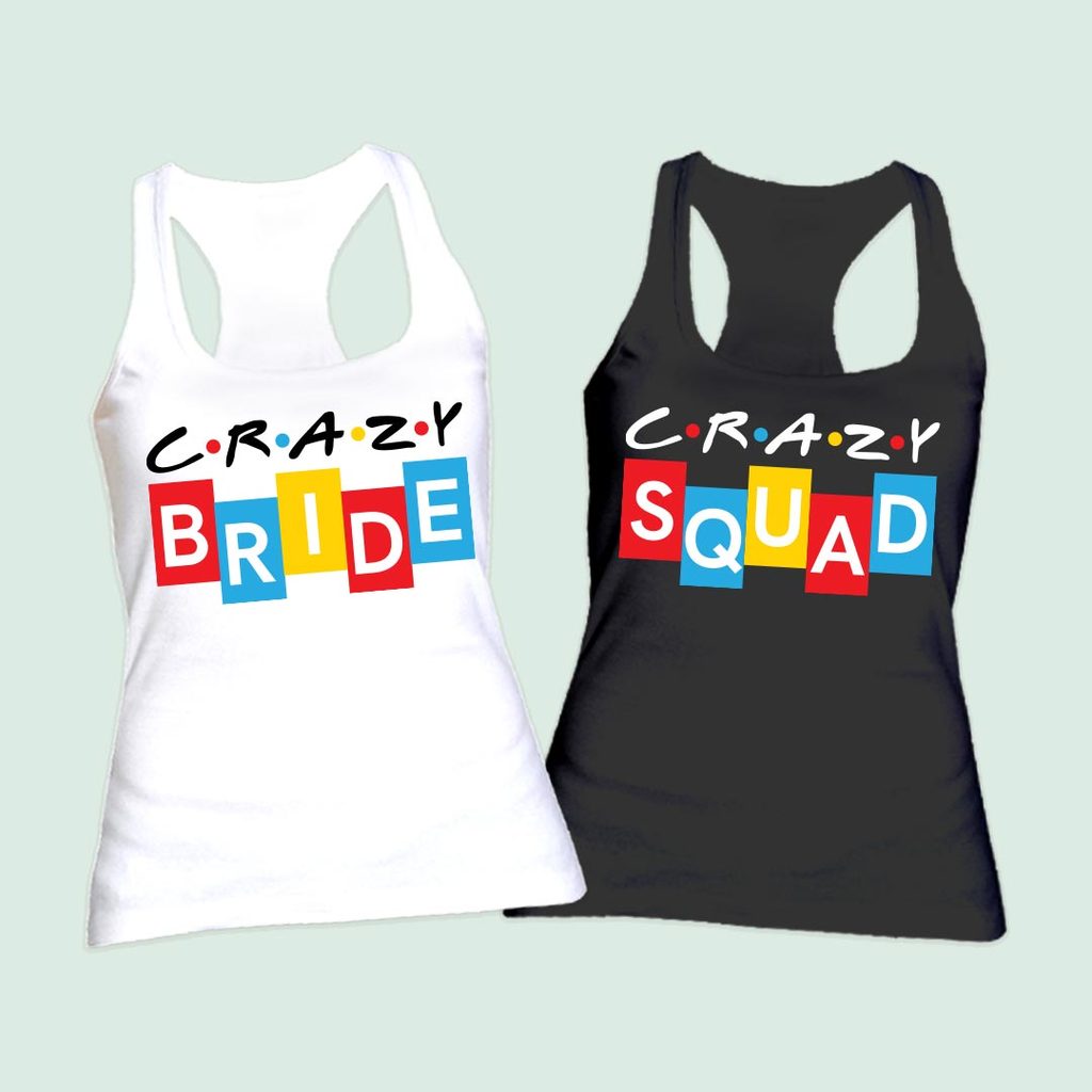 Весели потници за Моминко парти Crazy Bride & Crazy Squad