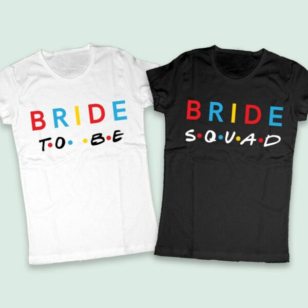 Тениски за Моминко парти BRIDE ТО БЕ & BRIDE SQUAD