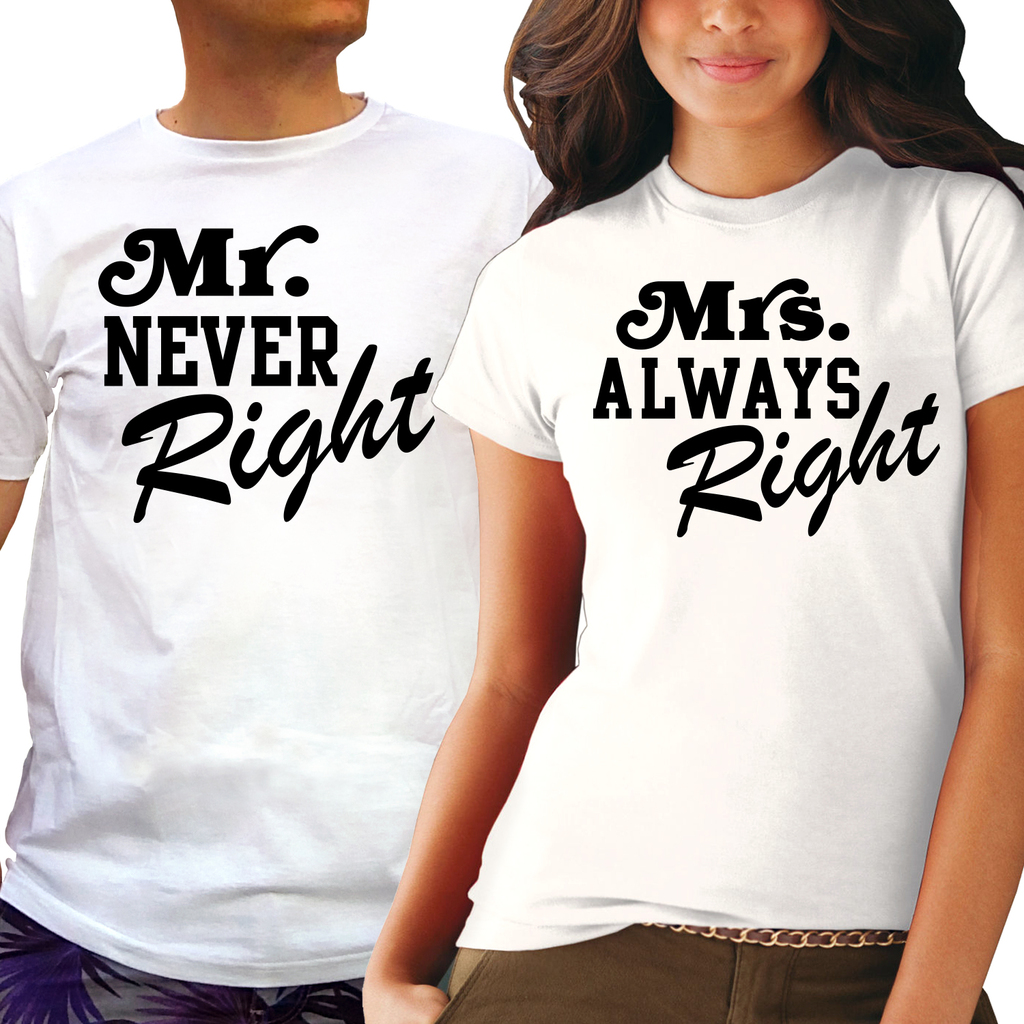 Тениски за двойки - Mr. and Mrs. Rights 2
