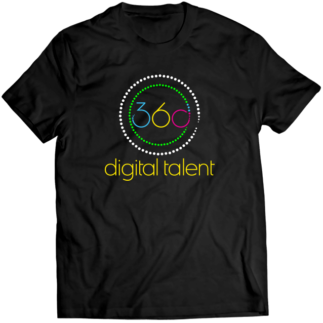Тениска с щампа - 360 Digital talent 3