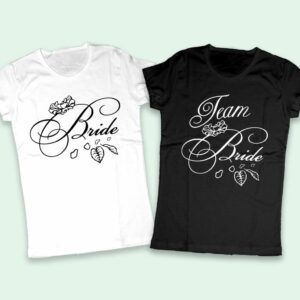 Дамки потници за Моминско парти с надпис Bride & Team Bride