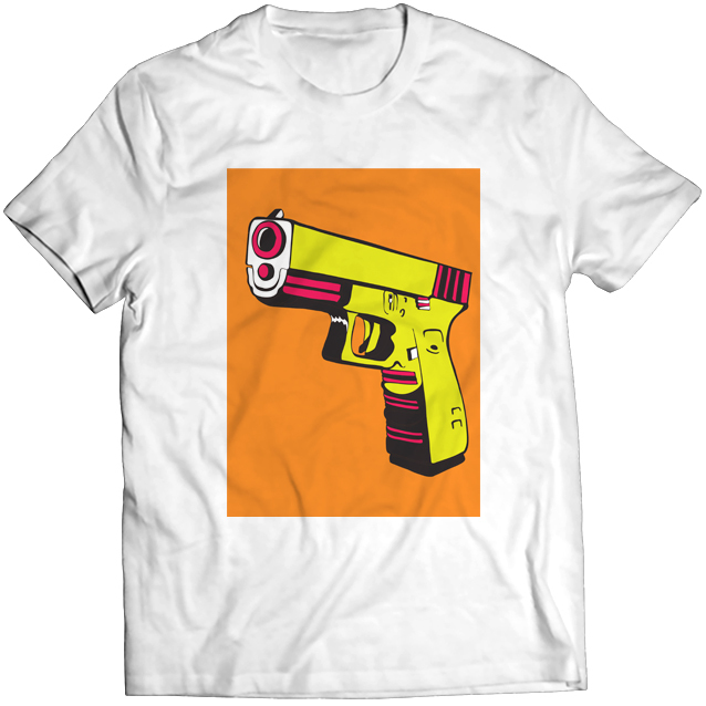 Тениска с щампа - I have a gun 2