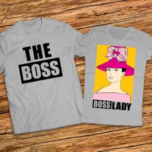 The Boss - Lady Boss - комплект тениски за мъж и жена