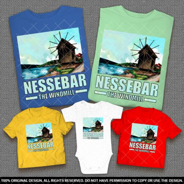 Забавни Семейни Тениски за лятната почивка на Несебър