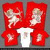 Еднакви Семейни Тениски - Мама, Татко и аз с Купидон и Ангелче - Image 8