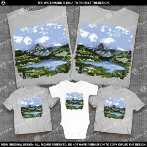 Семейни тениски за планина