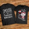 Комплект тениски за Свети Валентин - Smooth as Wiskey - Sweet as Wine - Image 5