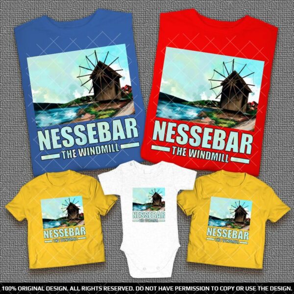 Забавни Семейни Тениски за лятната почивка на Несебър