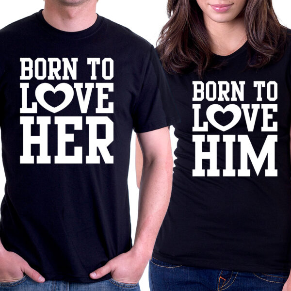 Тениски за двойки -  Родени да се обичаме