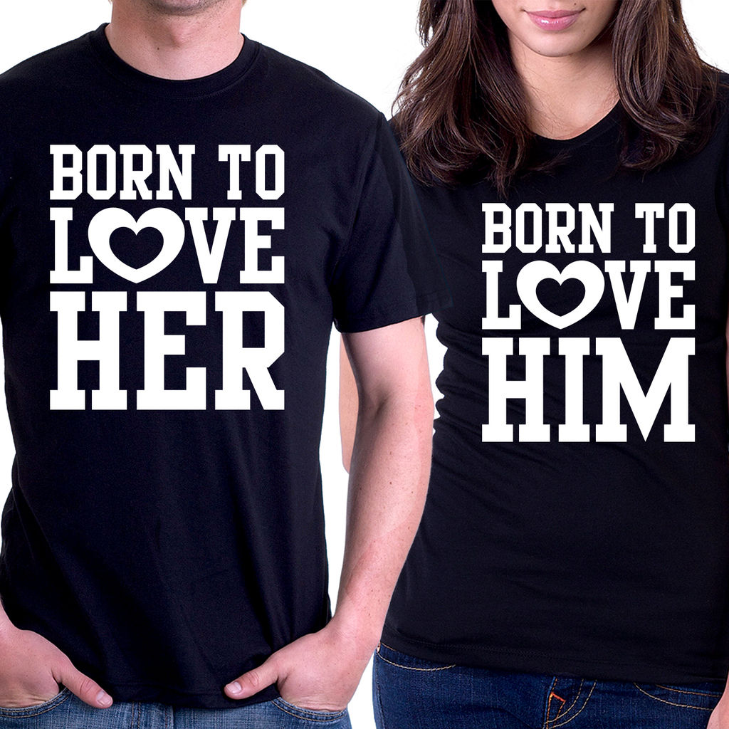 Тениски за двойки - Родени да се обичаме