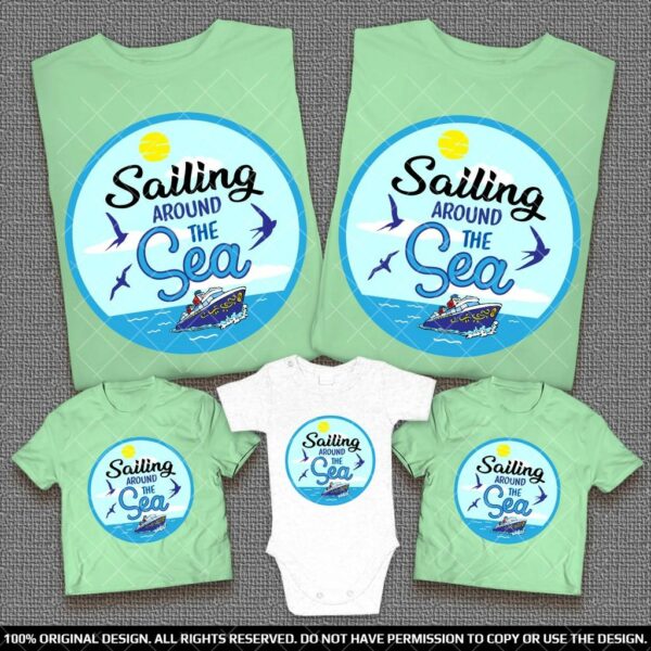 Еднакви Тениски за Лятната почивка на Море за Семейства и Компании