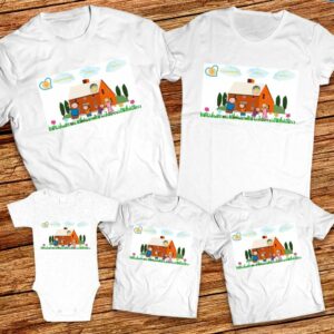 Тениски с щампa с детска рисунка на Мария Кирилова 11г