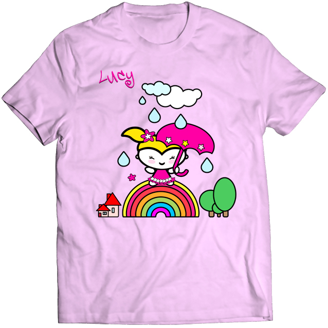 Тениска с щампа - Little Lucy 3