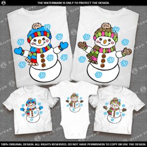 Тениски с Весел Снежен човек
