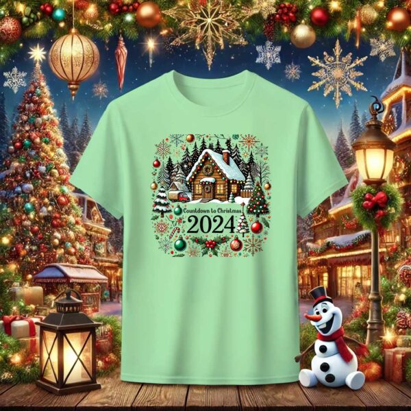 Countdown to Christmas 2024 Коледни Тениски - Image 9