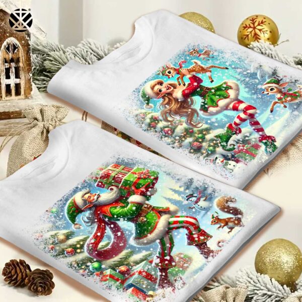 Забавни Коледни Тениски с Елфи - Image 3