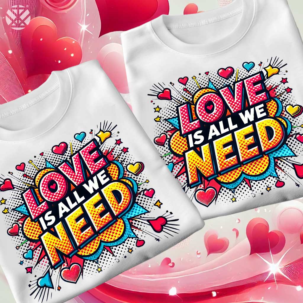 Тениски за двойки Love Is All We Need