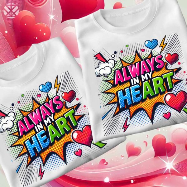 Семейни тениски Always in My Heart - Image 8