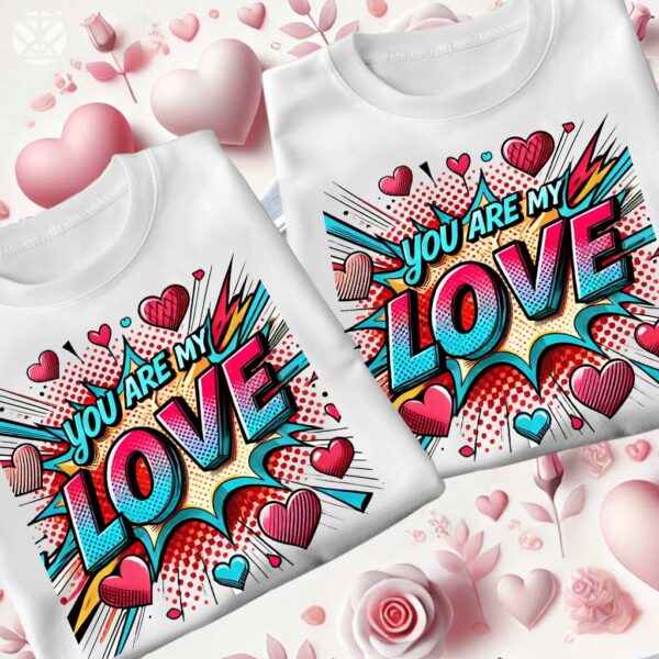 Тениски за двойки You Are My Love - Image 5