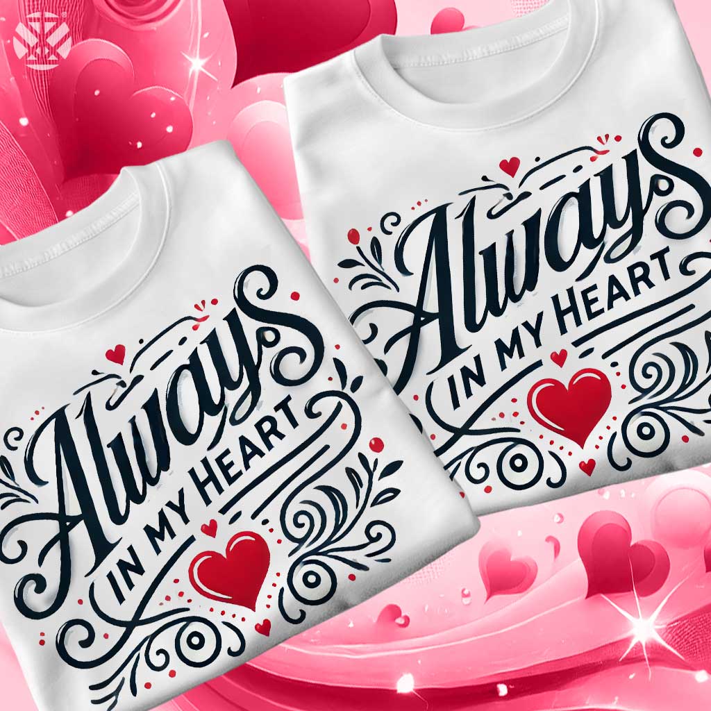 Тениски за двойки Always in My Heart