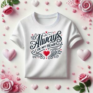 Комплект тениски за семейства Always in My Heart