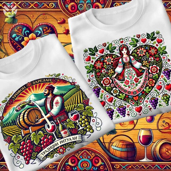 Тениски за двойки Трифон Зарезан и Българска Традиция - Image 8