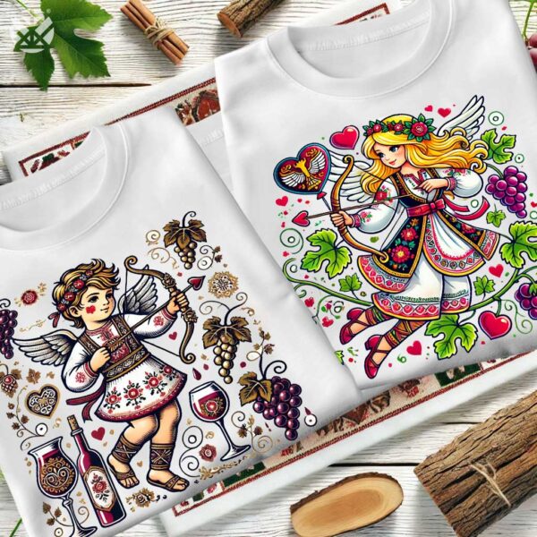 Комплект тениски за двойки Always in My Heart – Споделена любов - Image 7