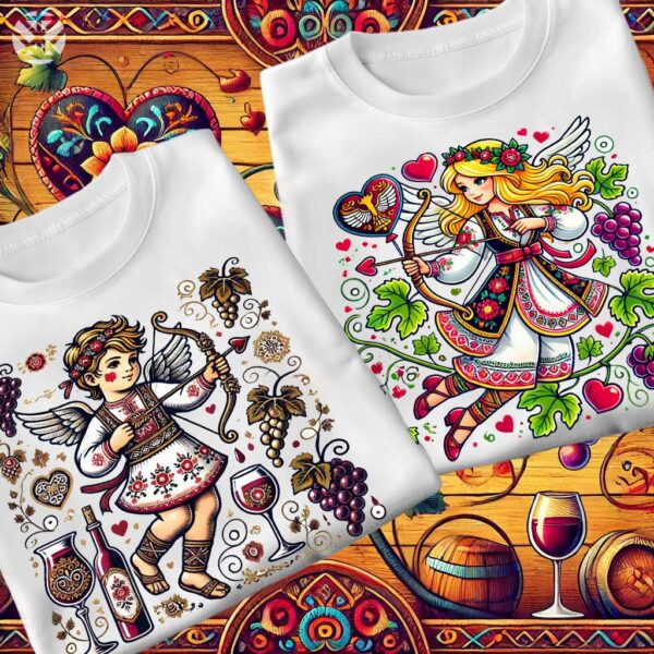 Комплект тениски за двойки Always in My Heart – Споделена любов - Image 9