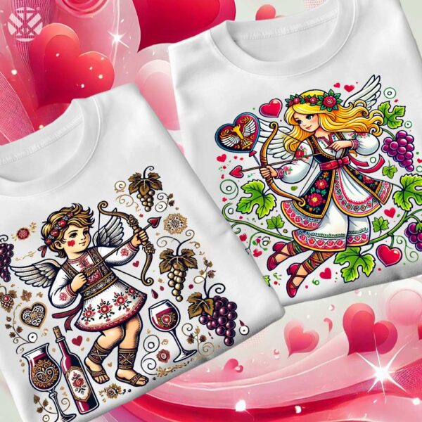 Комплект тениски за двойки Always in My Heart – Споделена любов - Image 6