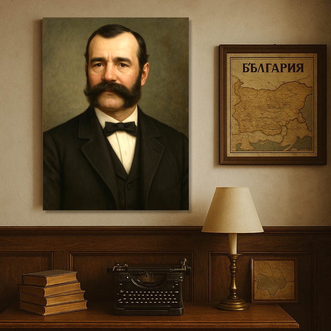 Георги С. Раковски – бащата на българското национално възраждане | Исторически Портрет на Канава 30x40