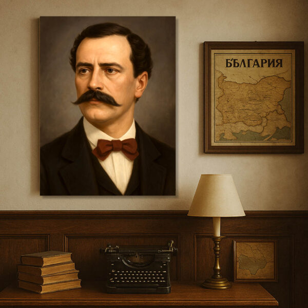 Георги С. Раковски – Визията на решимостта | Исторически Портрет на Канава 30x40 - Image 9