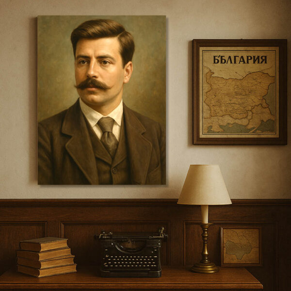 Гоце Делчев – Войн на свободата | Исторически Портрет на Канава 30x40 - Image 9