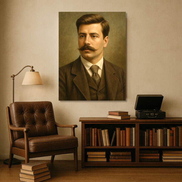 Гоце Делчев – Войн на свободата | Исторически Портрет на Канава 30x40 - Image 4