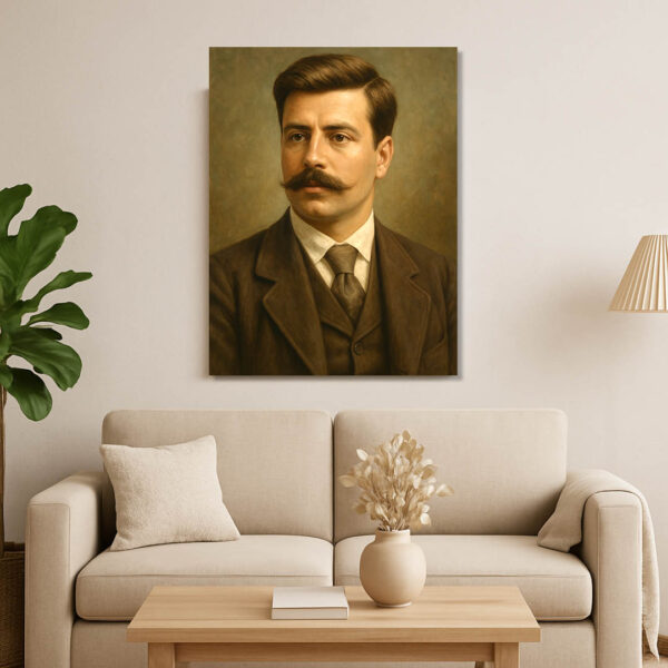Гоце Делчев – Войн на свободата | Исторически Портрет на Канава 30x40 - Image 3