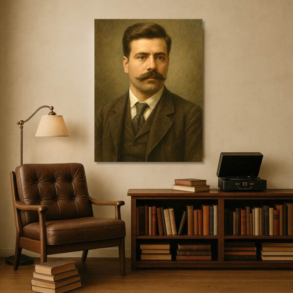 Гоце Делчев – Гласът на свободата | Исторически Портрет на Канава 30x40 - Image 4