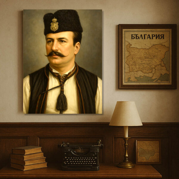 Хаджи Димитър – Легендата от Балкана | Исторически Портрет на Канава 30x40 - Image 8