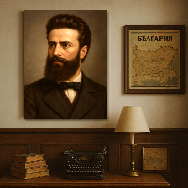 Христо Ботев – поетът който воюваше със слово и сабя | Исторически Портрет на Канава 30x40 - Image 9