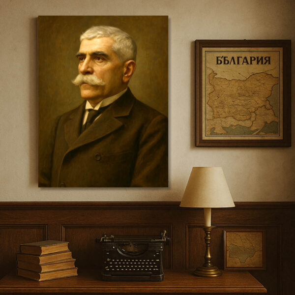 Иван Вазов – Патриархът на българската литература | Исторически Портрет на Канава 30x40 - Image 9