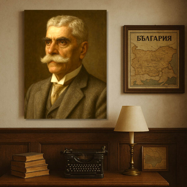 Иван Вазов – Гласът на нацията | Исторически Портрет на Канава 30x40 - Image 9