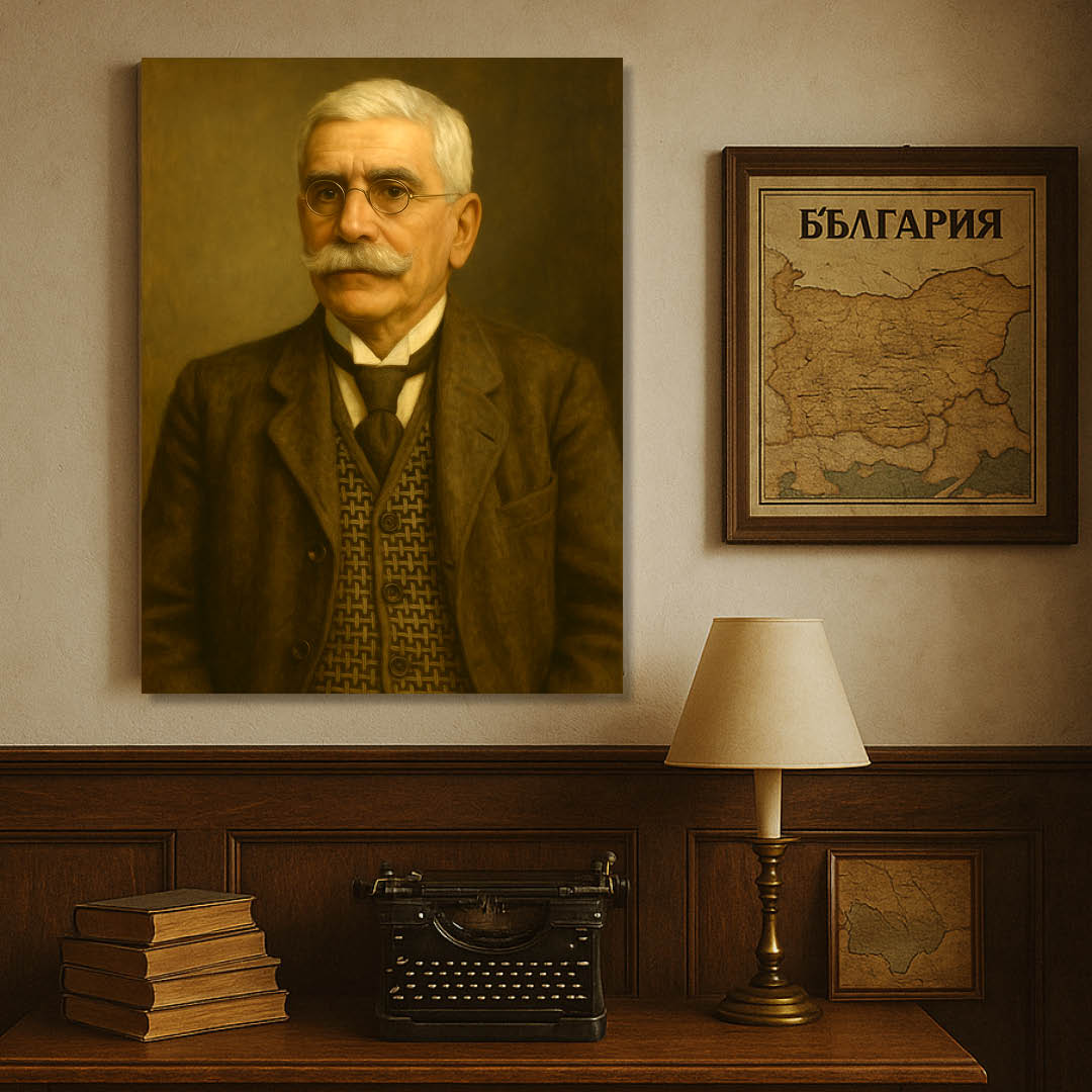 Иван Вазов – Вечният будител | Исторически Портрет на Канава 30x40
