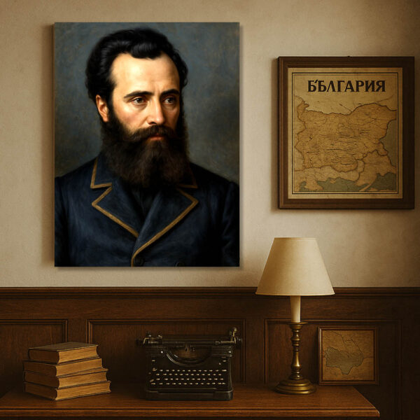 Любен Каравелов – Словото като оръжие | Исторически Портрет на Канава 30x40 - Image 9