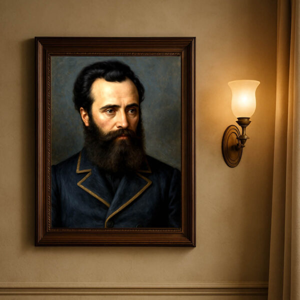 Любен Каравелов – Словото като оръжие | Исторически Портрет на Канава 30x40 - Image 7